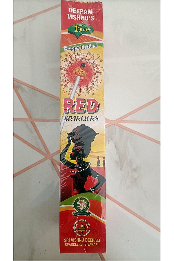 15CM RED SPARKLER